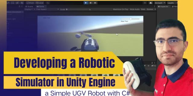 Robotic Simulator: Creating a Simple UGV Robot in